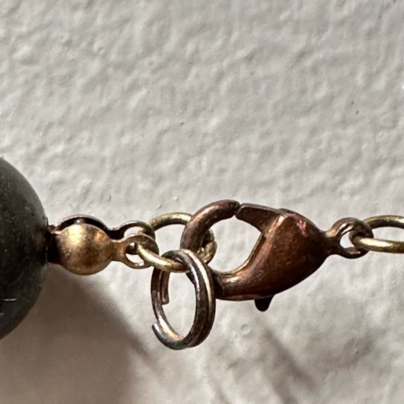 Women’s Necklace Beaded brown tones acrylic and wood lightweight ethnic 5458 W - Picture 3 of 13